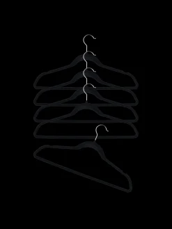 Søstrene Grene Bøjler I Velour 5 Stk