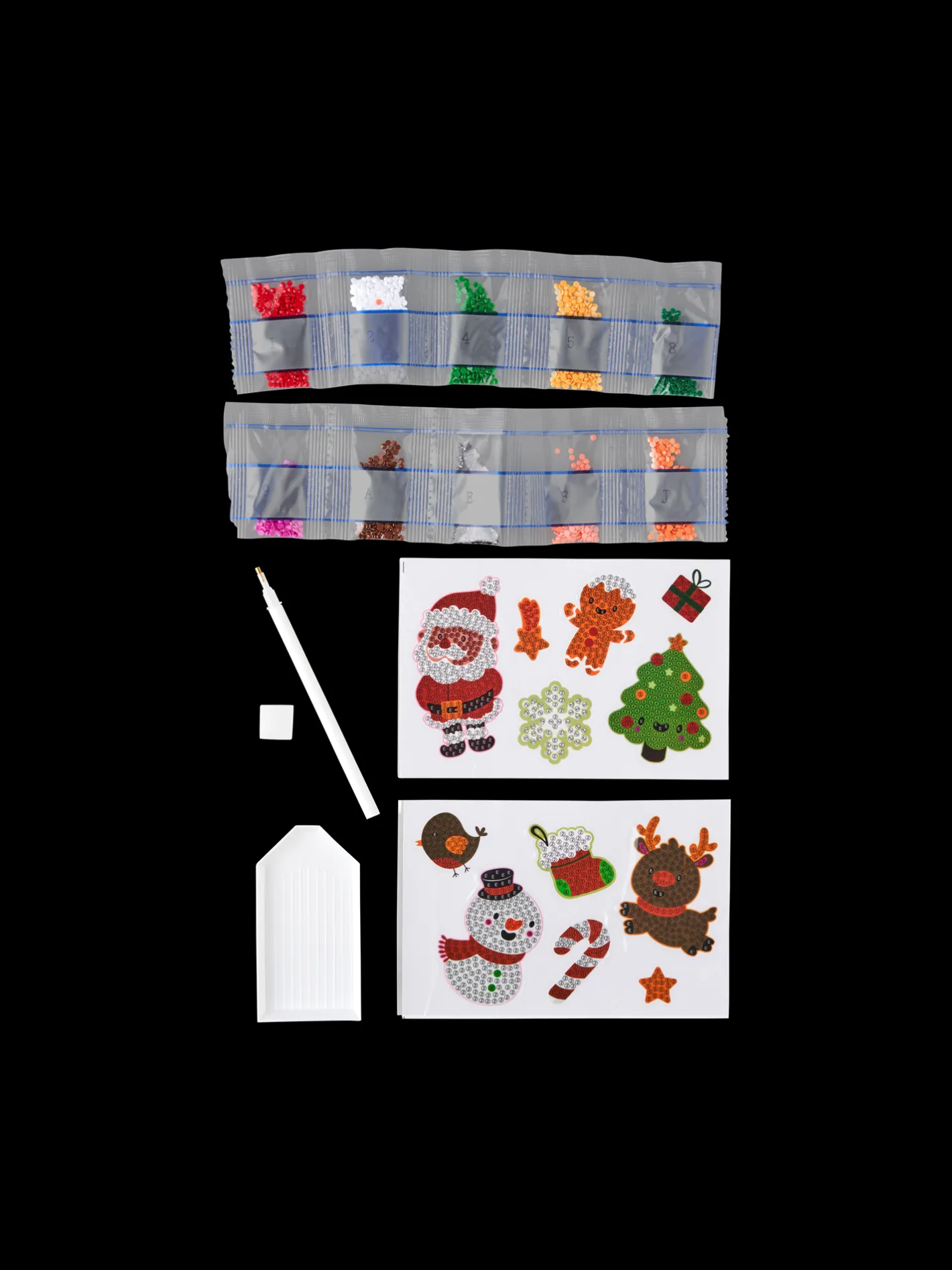 Søstrene Grene DIY-juleklistermærker