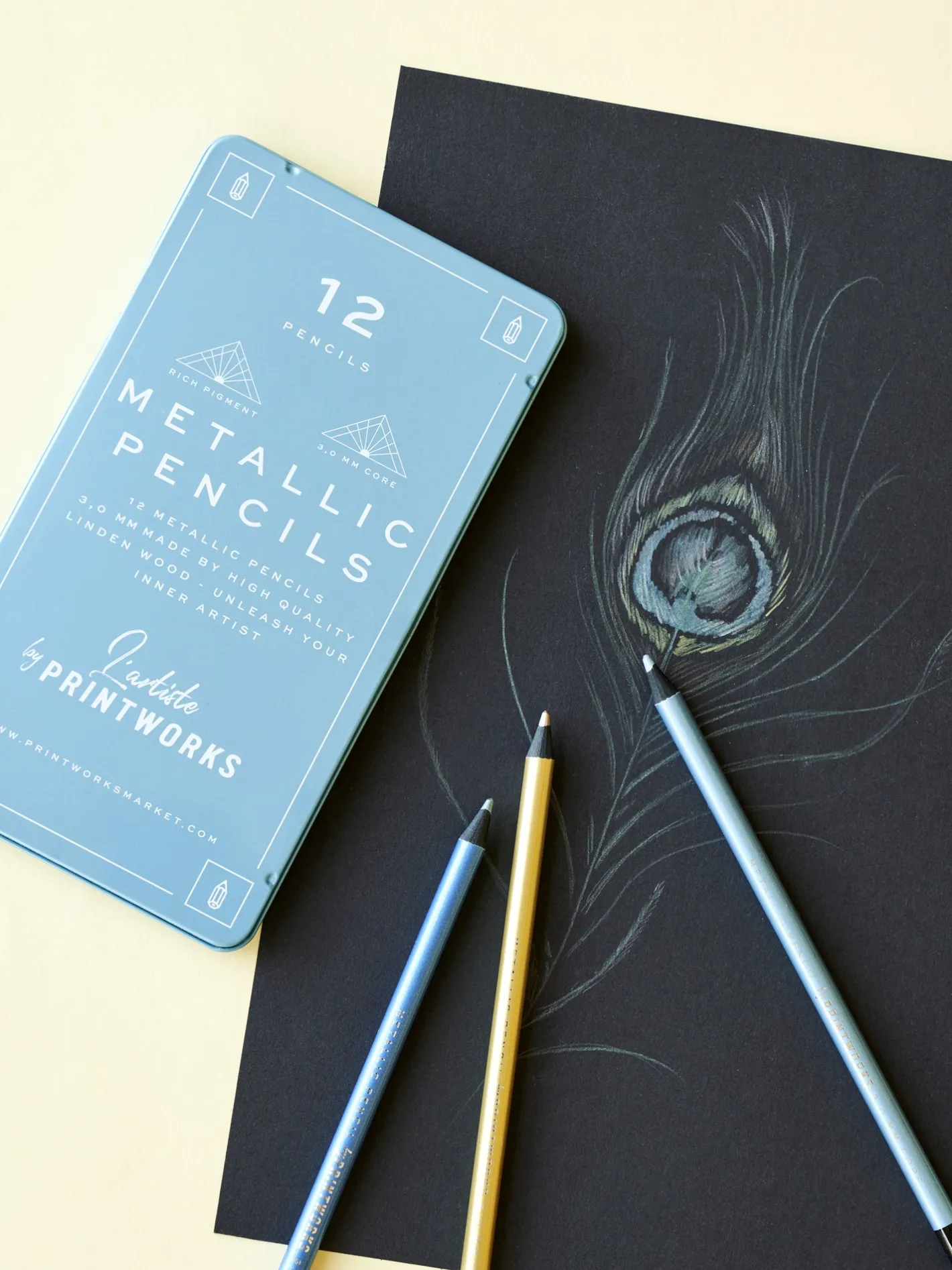 Søstrene Grene Farveblyanter Metallic