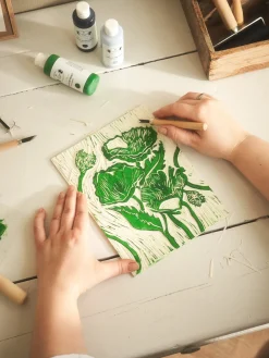 Søstrene Grene Gummiplade 18 X 24 Til Linoleumstryk