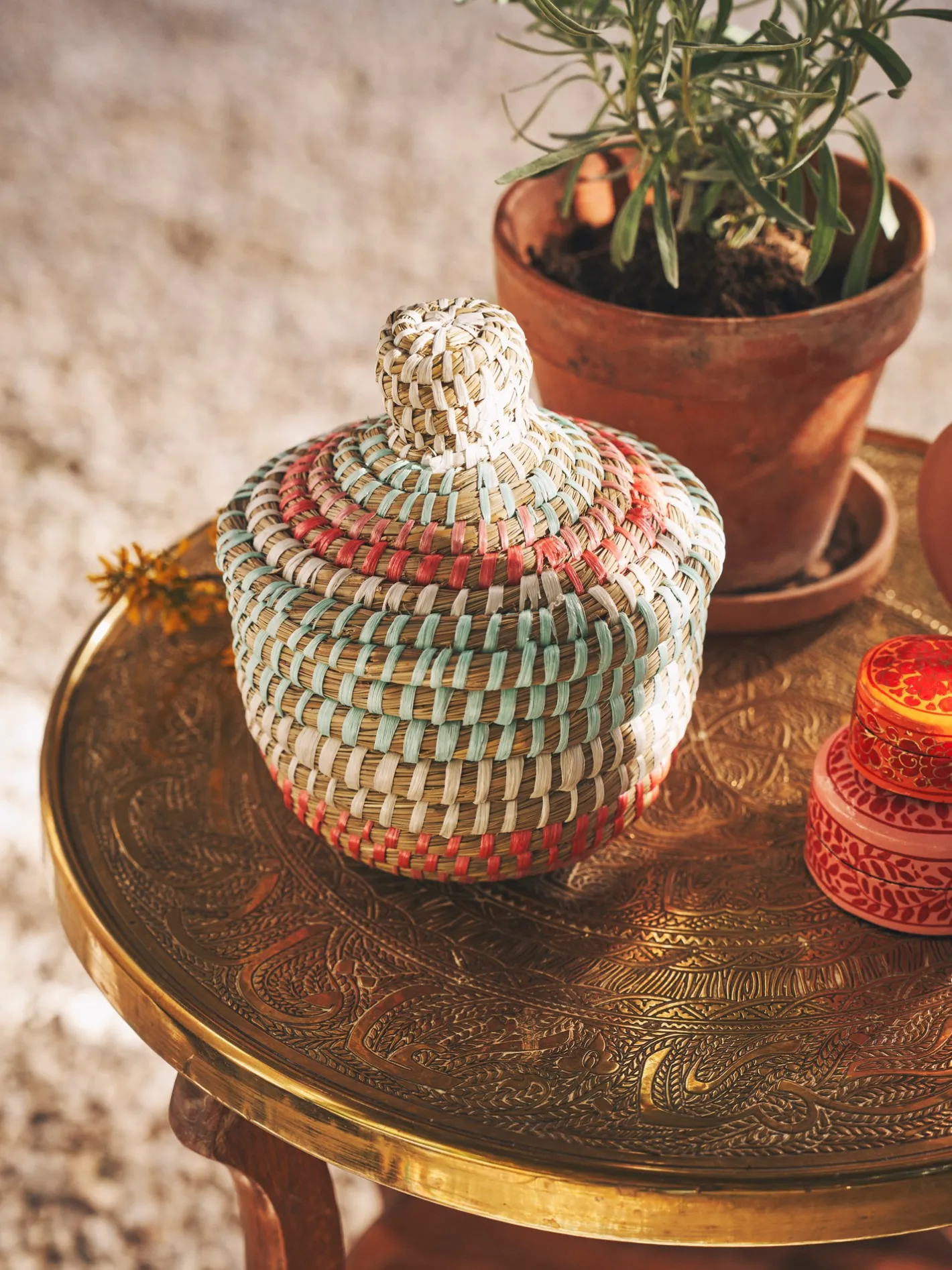 Søstrene Grene Kurv Med Låg