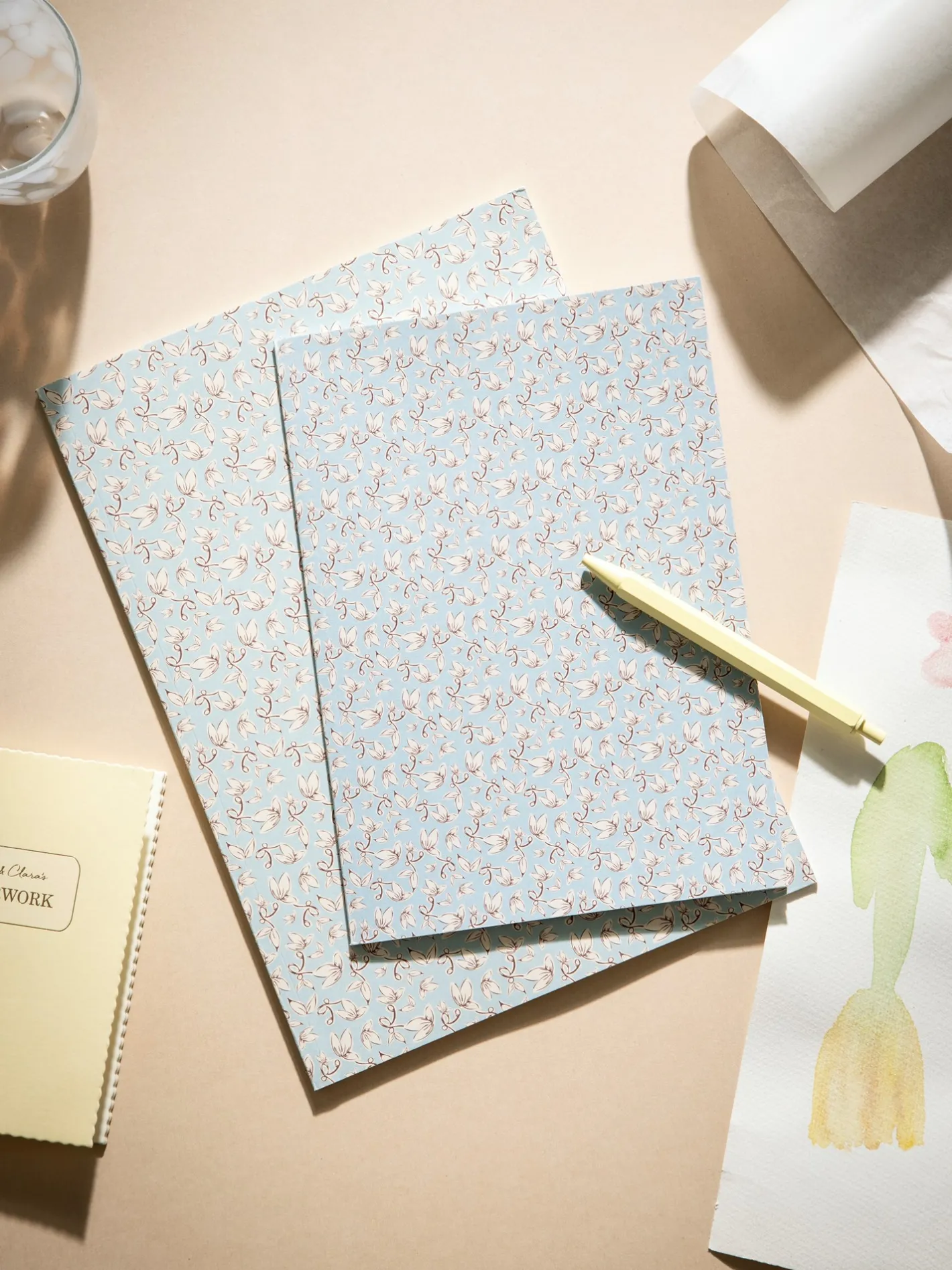 Søstrene Grene Notesbog Med Linjeret Papir A4