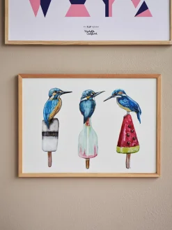 Børn Søstrene Grene Plakat Isfugle A3