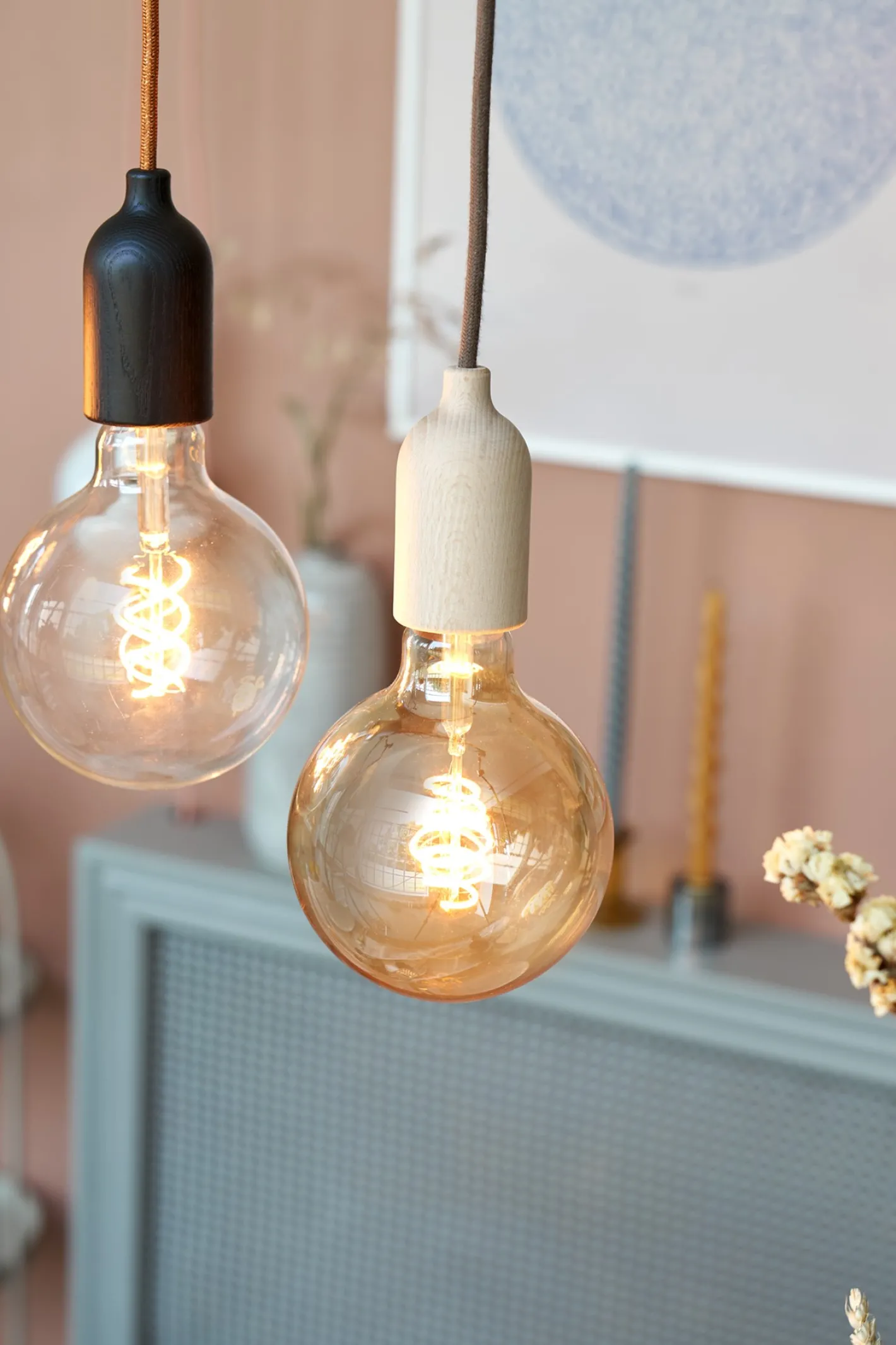 Søstrene Grene Plug-in Pendellampe Natural