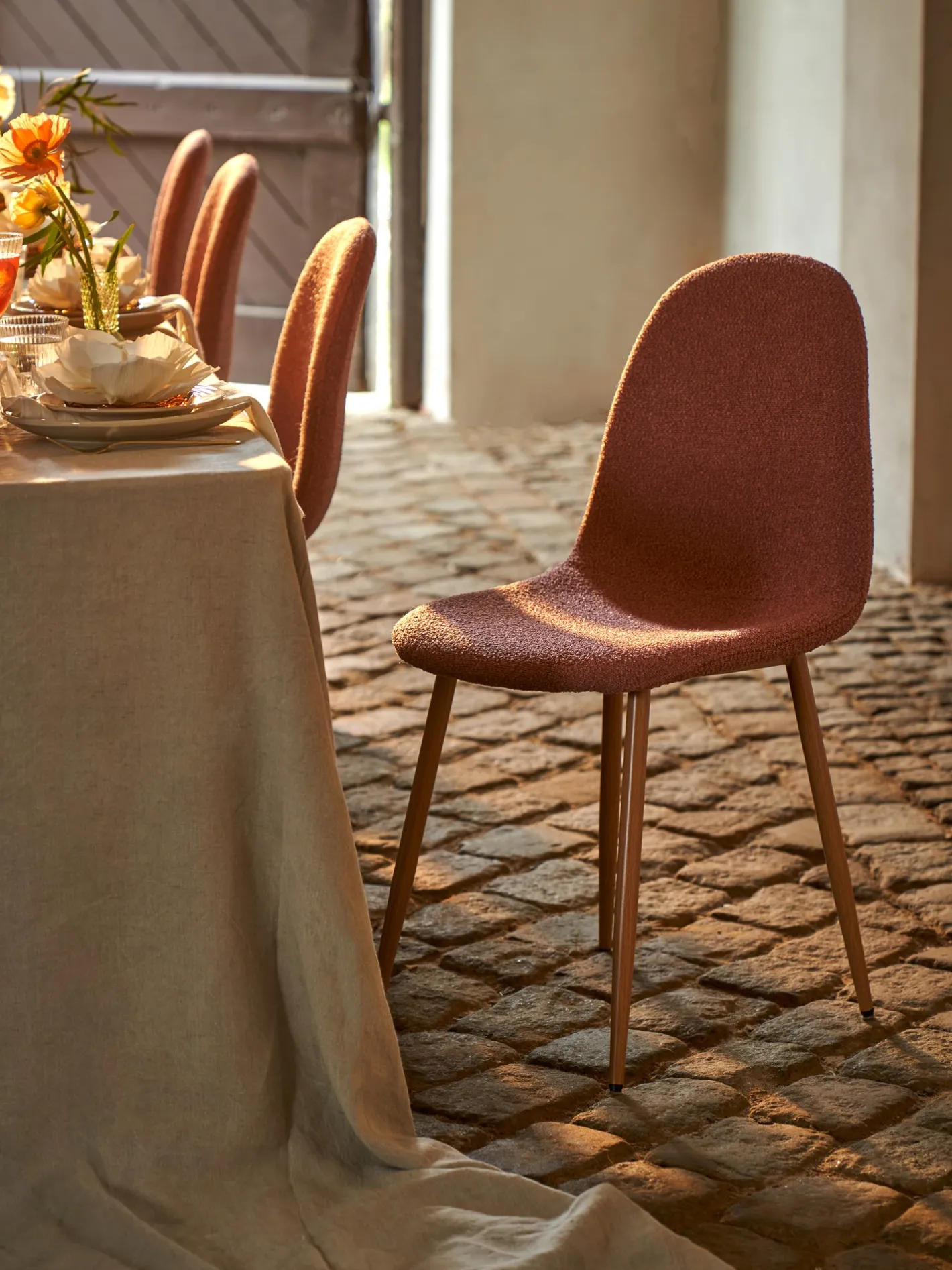 Søstrene Grene Stol I Boucléstof