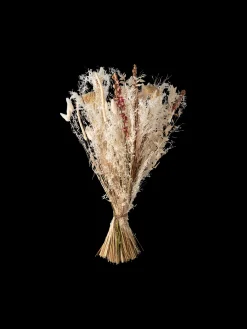 Søstrene Grene Tørrede Blomster White Medium